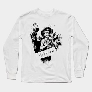 Capturing Life's Hidden Moments: The Street Photography of Vivian Maier Long Sleeve T-Shirt